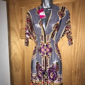 Christina love v neck dress